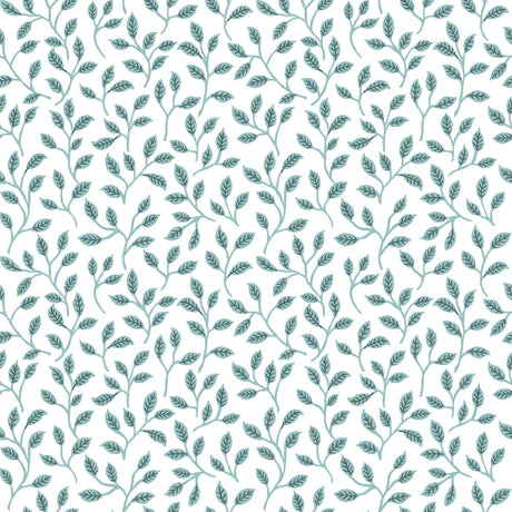 Galerie Trailing Leaf Blue Wallpaper