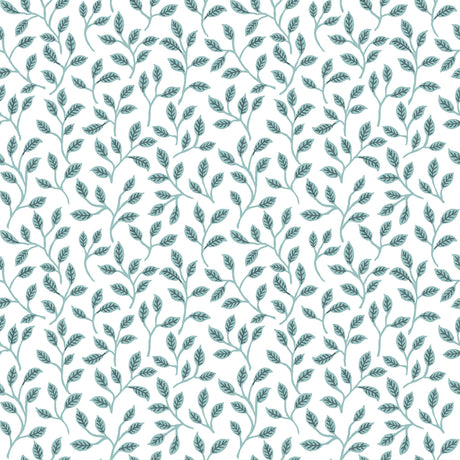 Galerie Trailing Leaf Blue Wallpaper