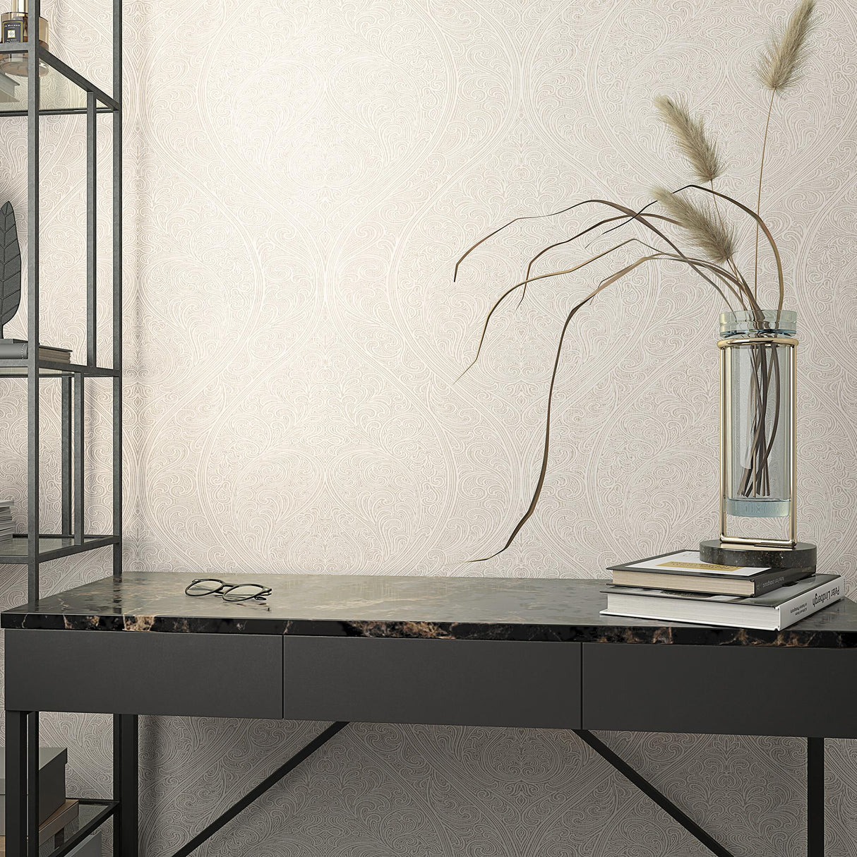 Galerie Art Nouveau Beige Wallpaper