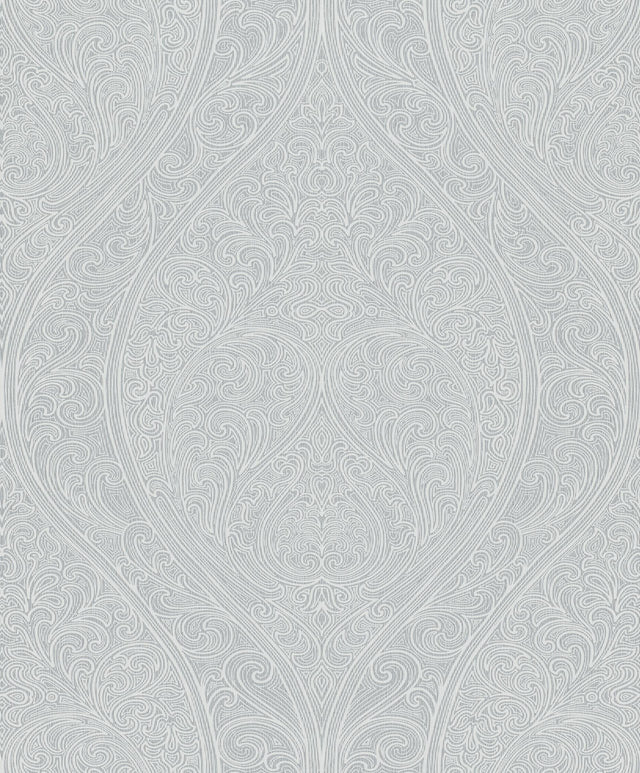 Galerie Art Nouveau Silver Grey Wallpaper