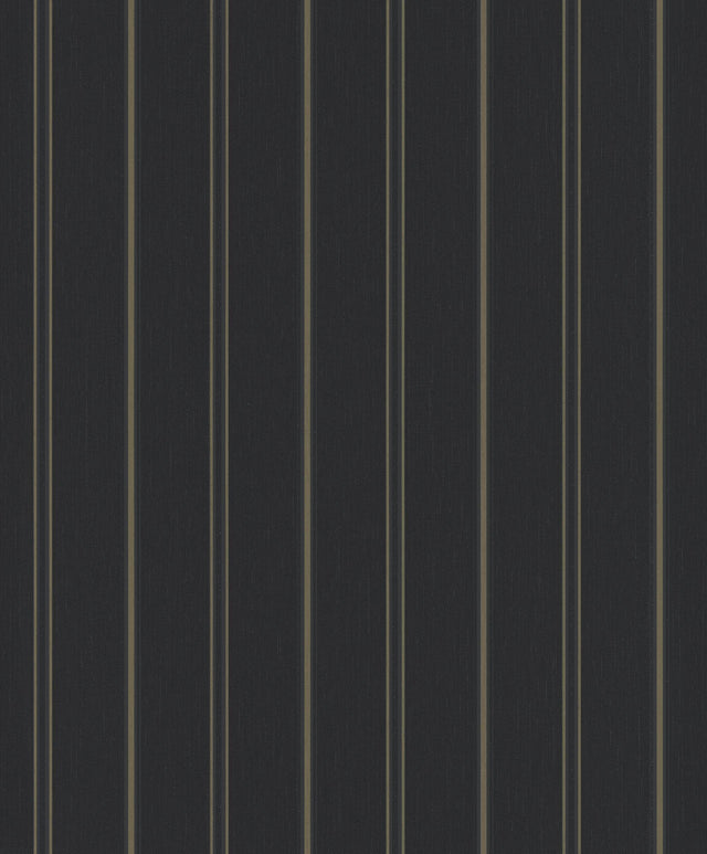 Galerie Stripes Black Wallpaper