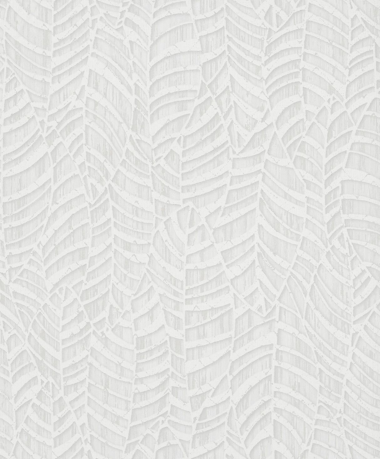Galerie Leaves White Wallpaper