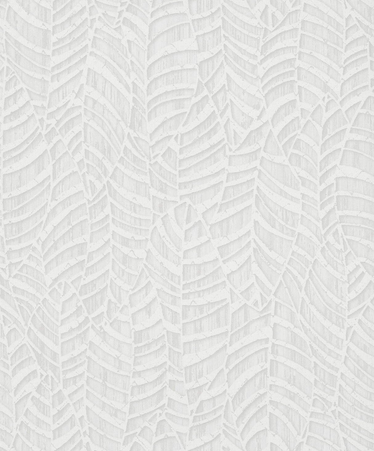 Galerie Leaves White Wallpaper
