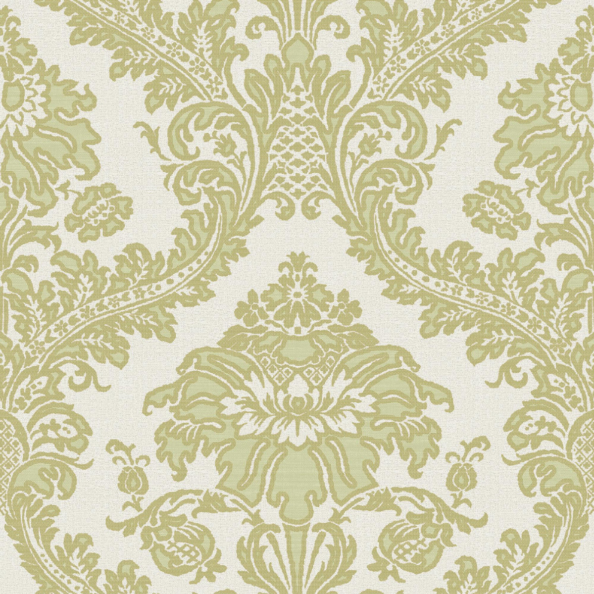 Galerie Damasco Superior Green Wallpaper