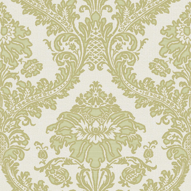 Galerie Damasco Superior Green Wallpaper