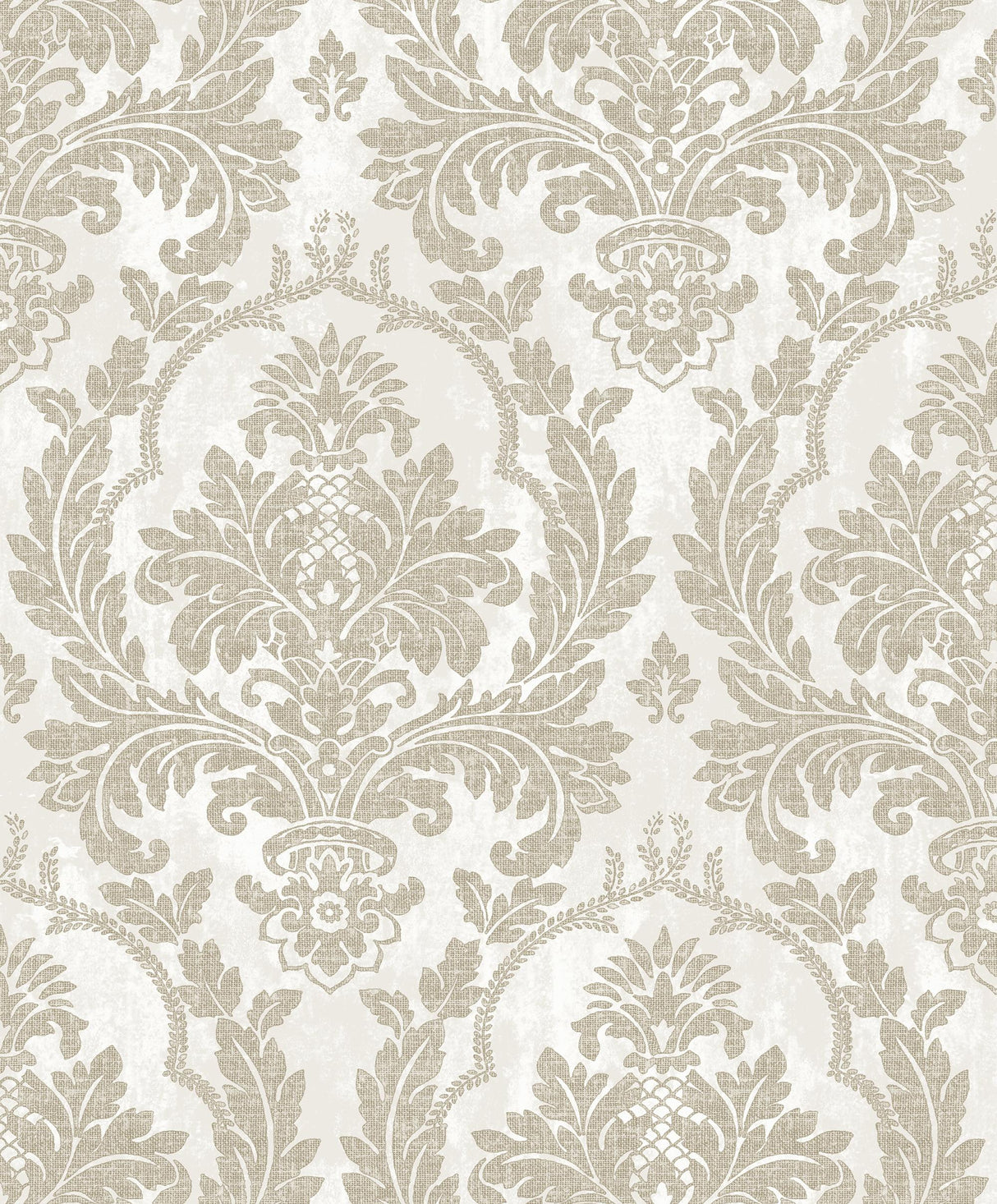 Galerie Damasco Platino Beige Wallpaper