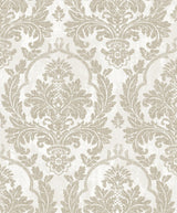 Galerie Damasco Platino Beige Wallpaper
