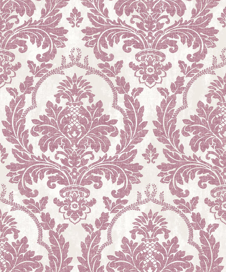 Galerie Damasco Platino Pink Wallpaper