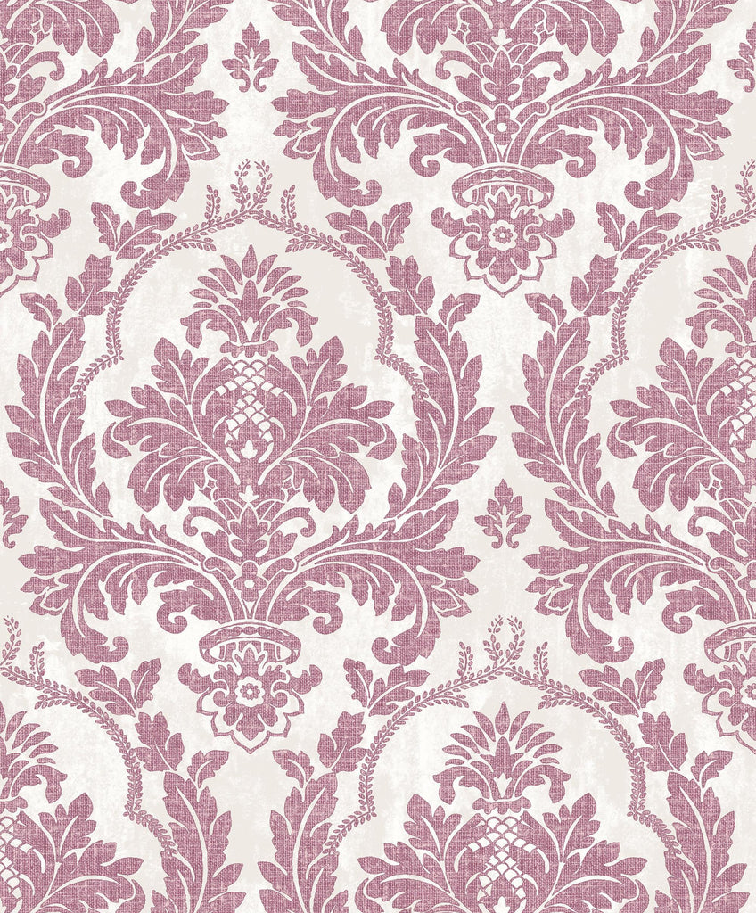 Galerie Damasco Platino Pink Wallpaper