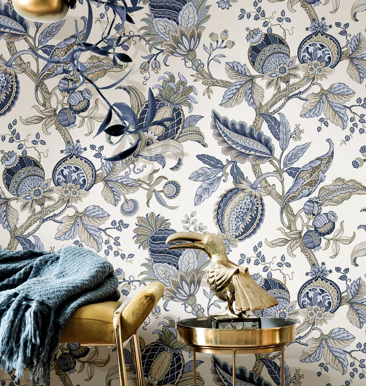 Galerie Jacobino Edra Blue Wallpaper