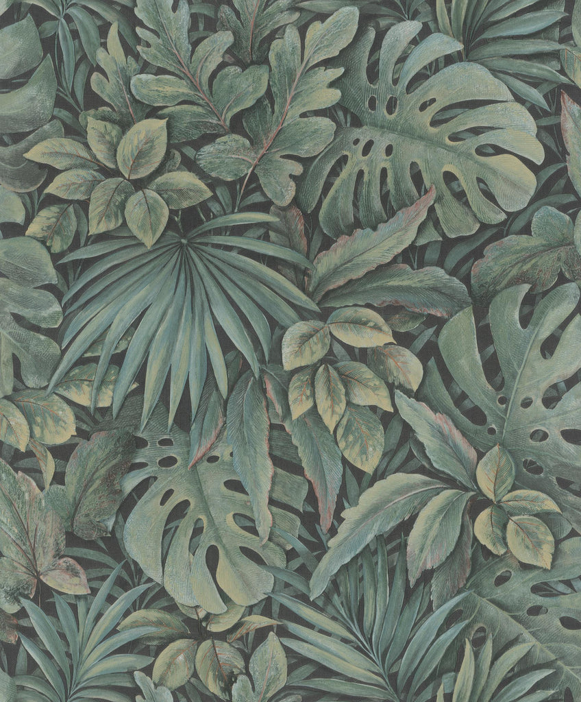 Galerie Jungle Leaves Green Wallpaper