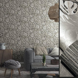 Galerie EN3330514 Eden Jungle Leaves Bronze Brown Wallpaper EN3330514 Bronze Brown Wallpaper