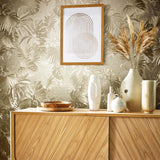 Galerie EN3330314 Eden Metallic Jungle Leaves Gold Wallpaper EN3330314 Gold Wallpaper