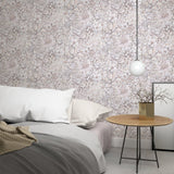 Galerie EN3395414 Eden Floral Texture Pink Wallpaper EN3395414 Pink Wallpaper