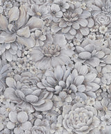 Galerie Floral Texture Blue Wallpaper