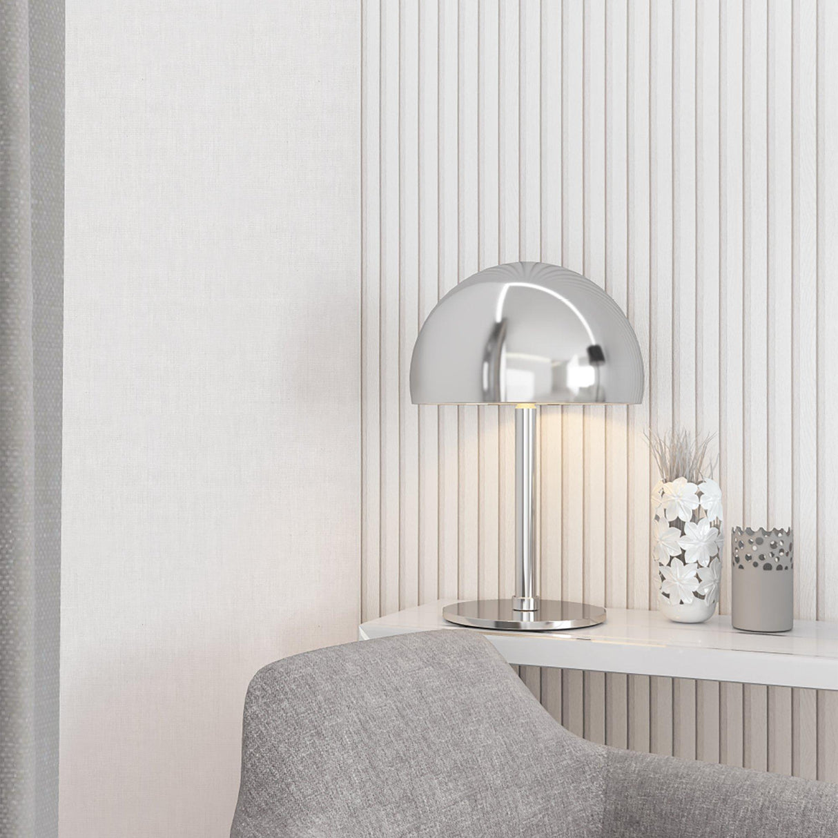 Galerie EN3395614 Eden Wood Stripe Silver Grey Wallpaper EN3395614 Silver Grey Wallpaper