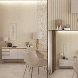 Galerie EN3395714 Eden Wood Stripe Beige Wallpaper EN3395714 Beige Wallpaper