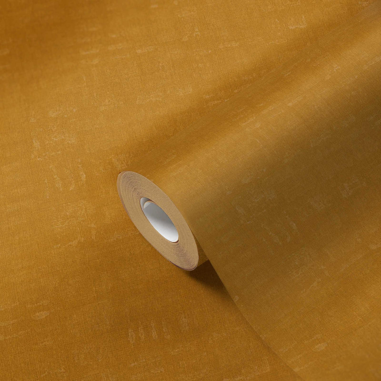 Galerie Linen Effect Textured Gold Wallpaper
