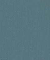 Galerie Linen Effect Textured Blue Wallpaper