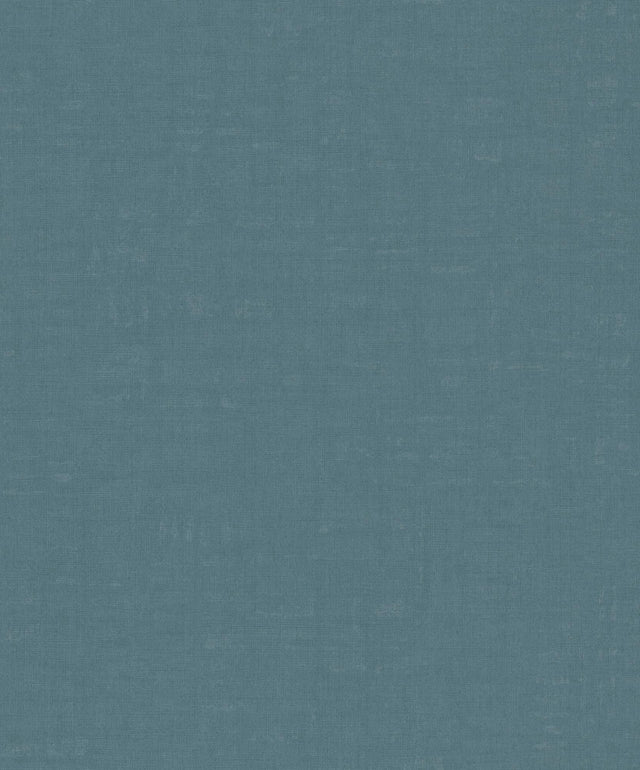 Galerie Linen Effect Textured Blue Wallpaper