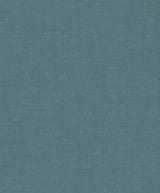 Galerie Linen Effect Textured Blue Wallpaper