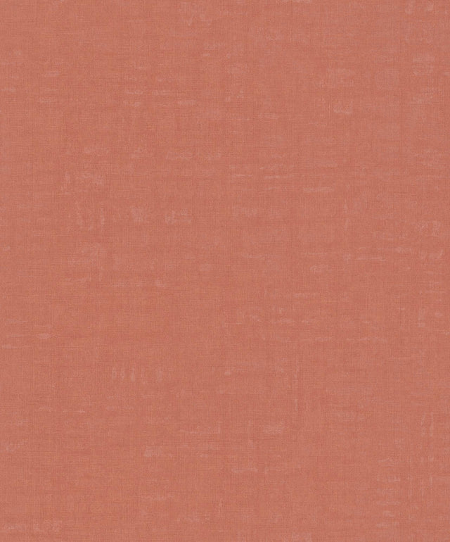 Galerie Linen Effect Textured Orange Wallpaper