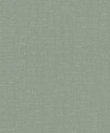 Galerie Linen Effect Textured Green Wallpaper