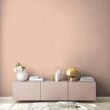 Galerie Linen Effect Textured Pink Wallpaper