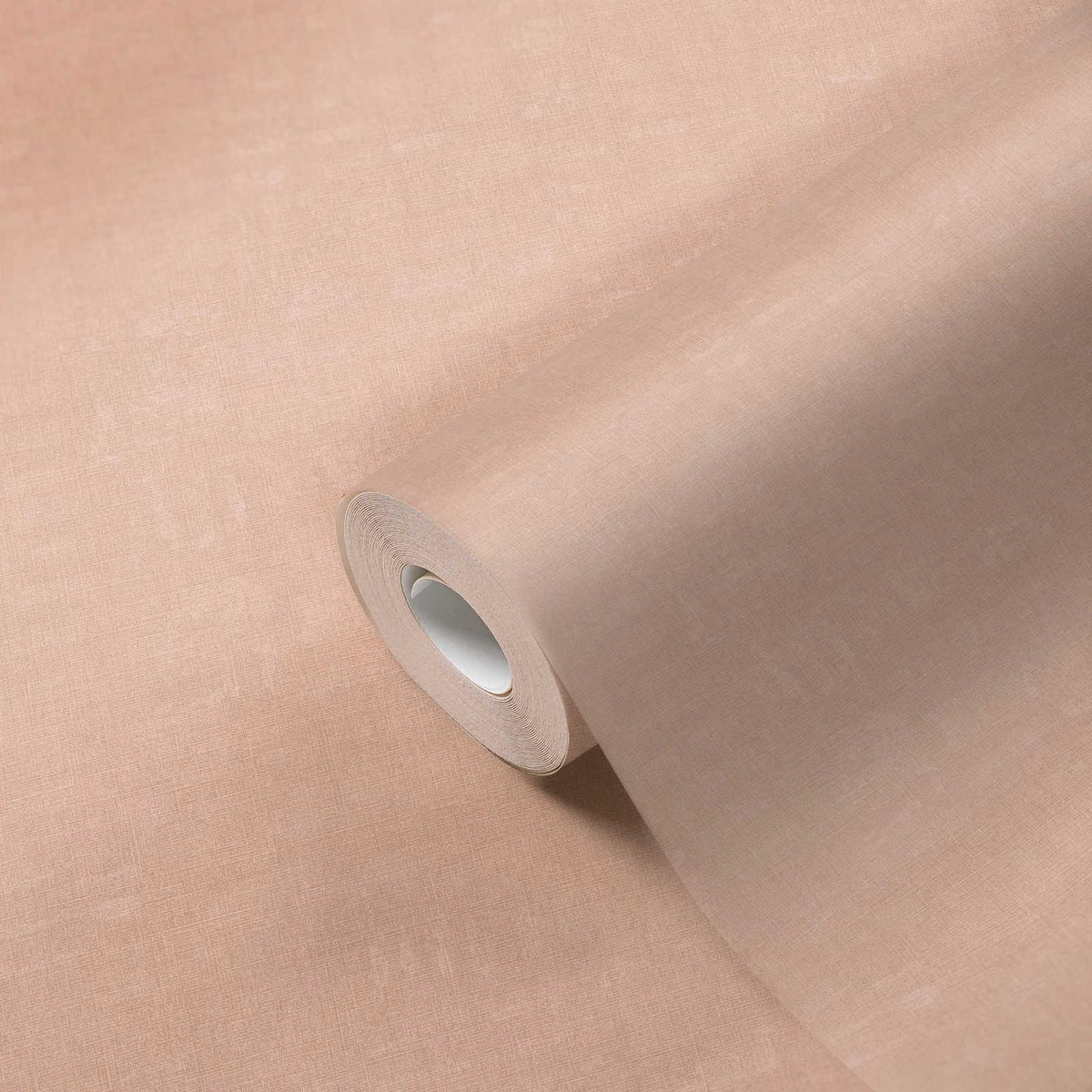 Galerie Linen Effect Textured Pink Wallpaper