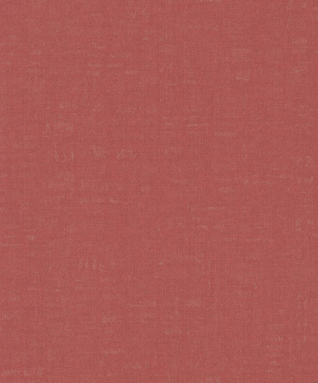 Galerie Linen Effect Textured Red Wallpaper