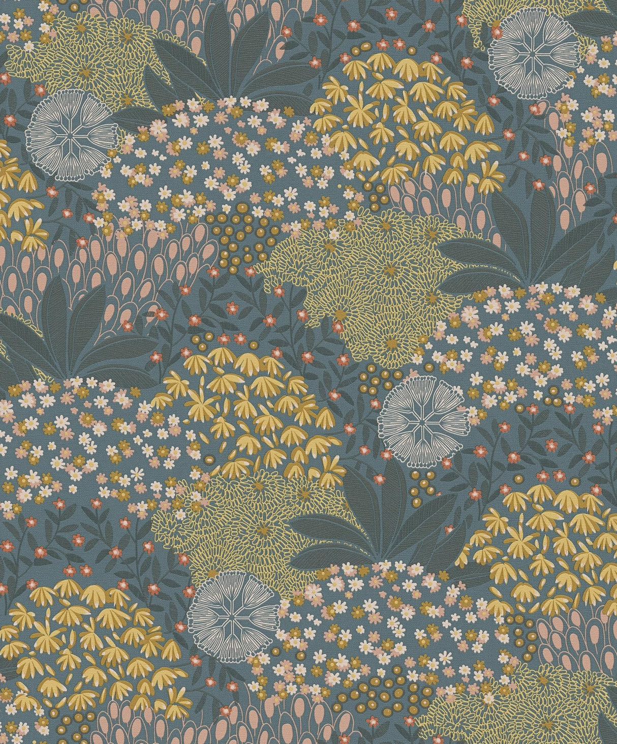 Galerie Forest Bloom Motif Multi-coloured Wallpaper