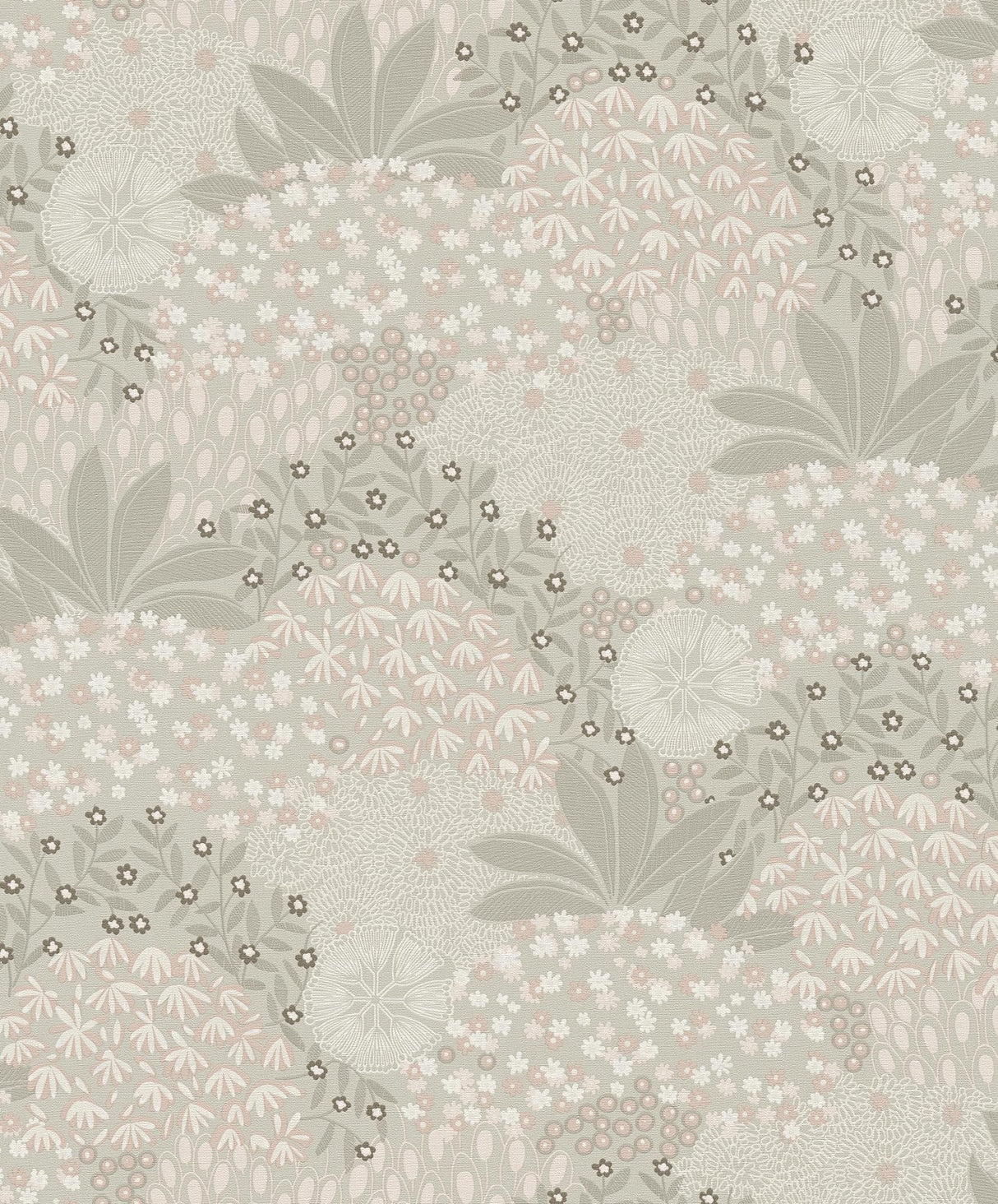 Galerie Forest Bloom Motif Beige Wallpaper