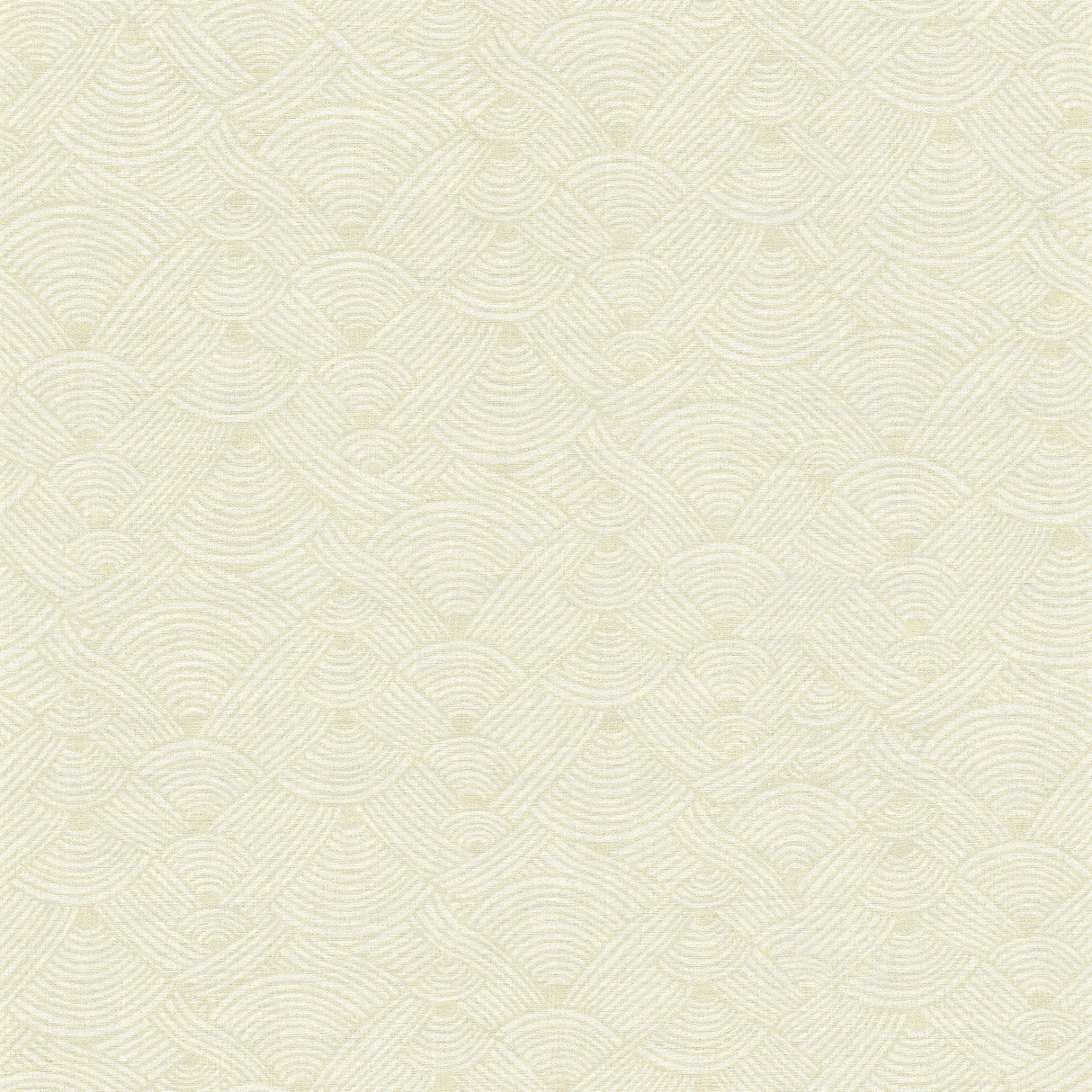 Galerie Geo Swirl Motif Cream Wallpaper