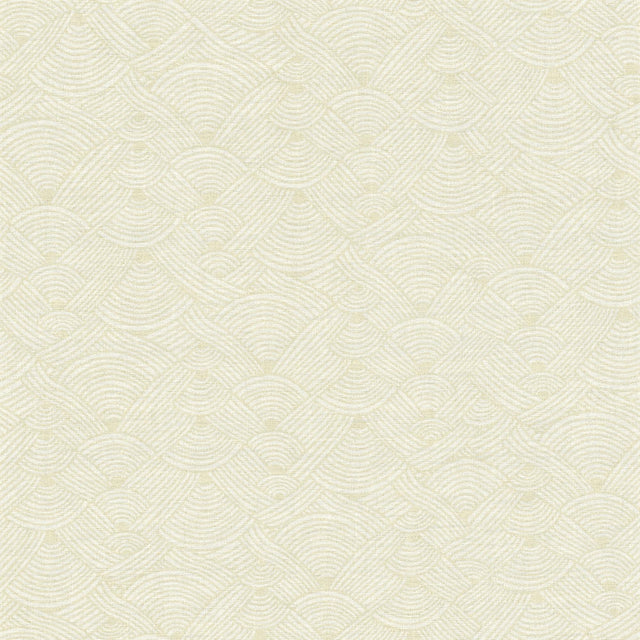 Galerie Geo Swirl Motif Cream Wallpaper