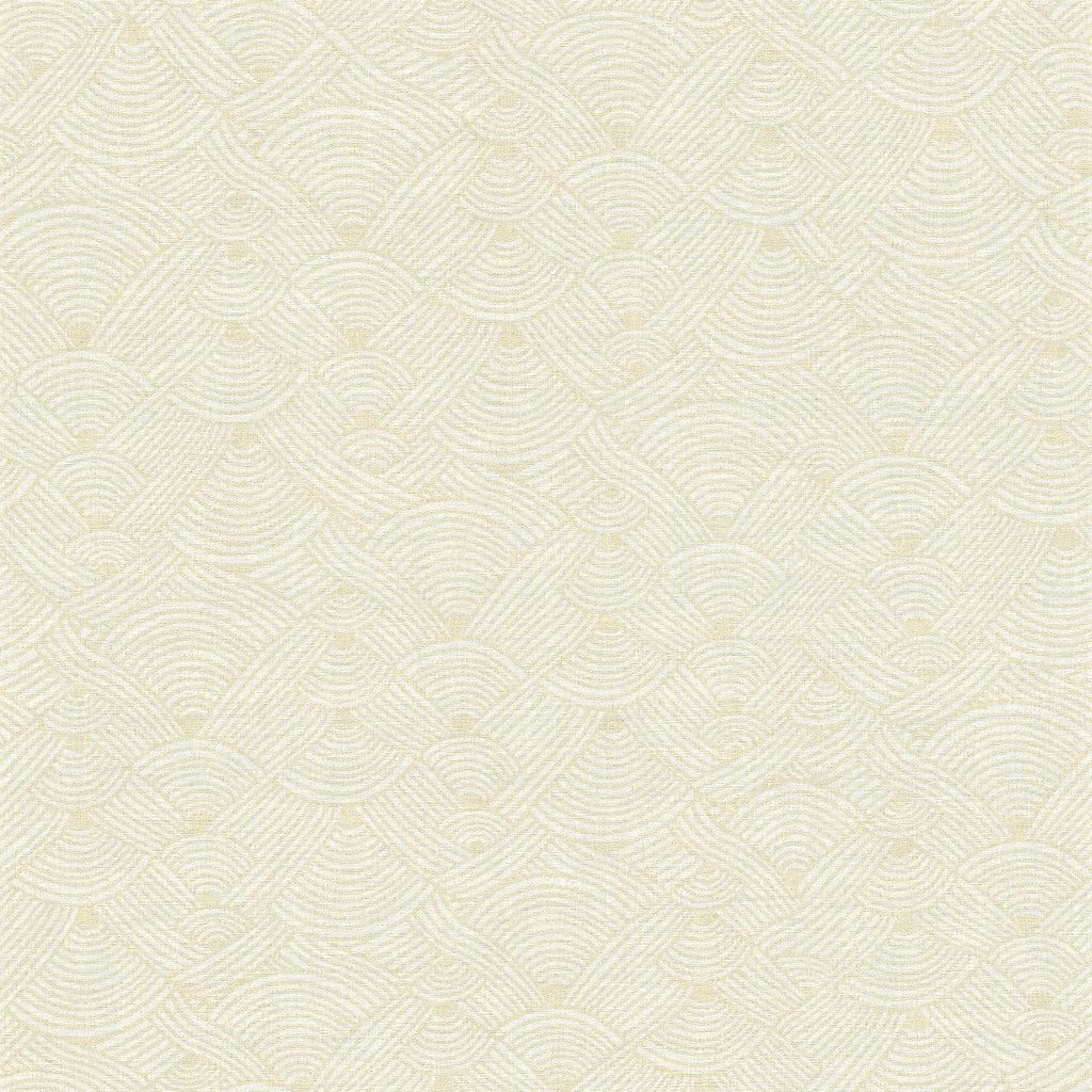 Galerie Geo Swirl Motif Cream Wallpaper