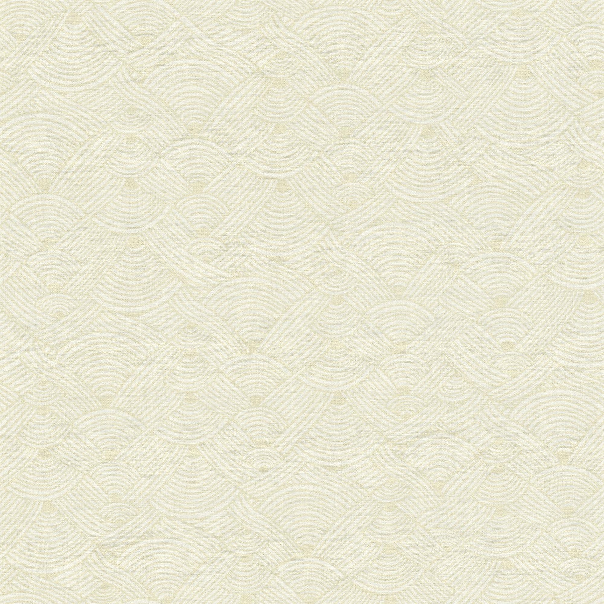 Galerie Geo Swirl Motif Cream Wallpaper