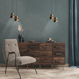 Galerie Geo Swirl Motif Blue Wallpaper