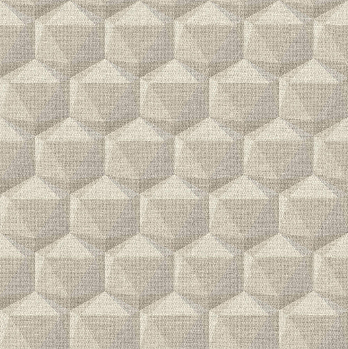 Galerie Geometric Motif Beige Wallpaper