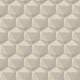Galerie Geometric Motif Beige Wallpaper