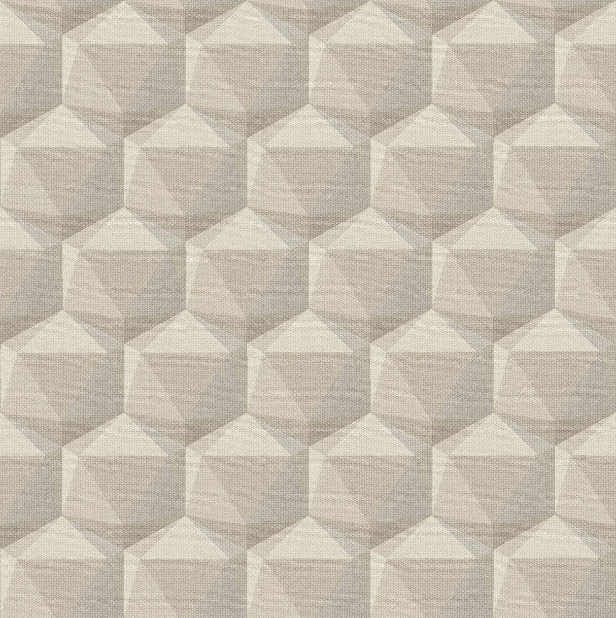 Galerie Geometric Motif Beige Wallpaper