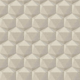 Galerie Geometric Motif Beige Wallpaper