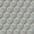 Galerie Geometric Motif Blue Wallpaper