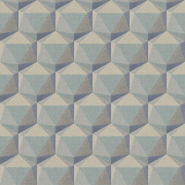 Galerie Geometric Motif Blue Wallpaper