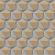 Galerie Geometric Motif Orange Wallpaper