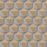 Galerie Geometric Motif Orange Wallpaper