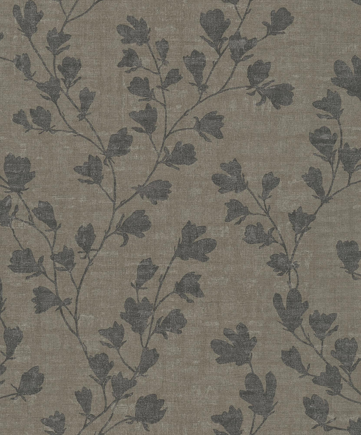 Galerie Floral Trail Motif Bronze Brown Wallpaper