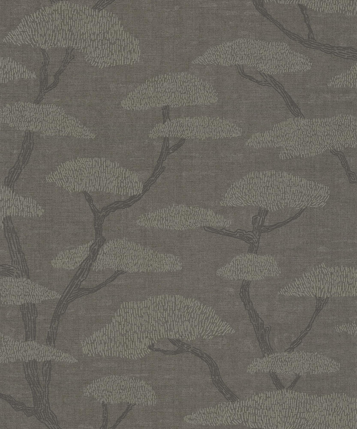 Galerie Chinoiserie Tree Motif Bronze Brown Wallpaper