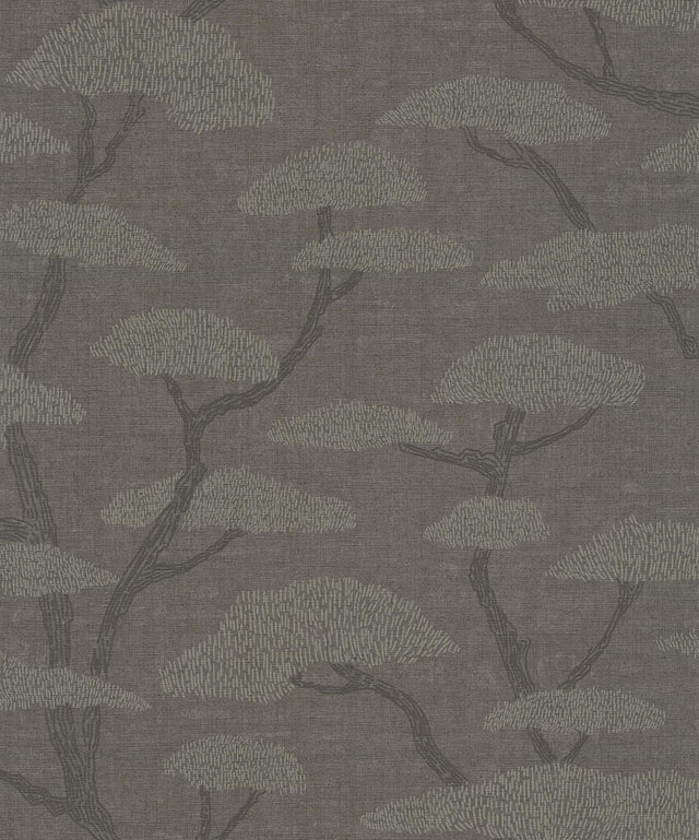 Galerie Chinoiserie Tree Motif Bronze Brown Wallpaper