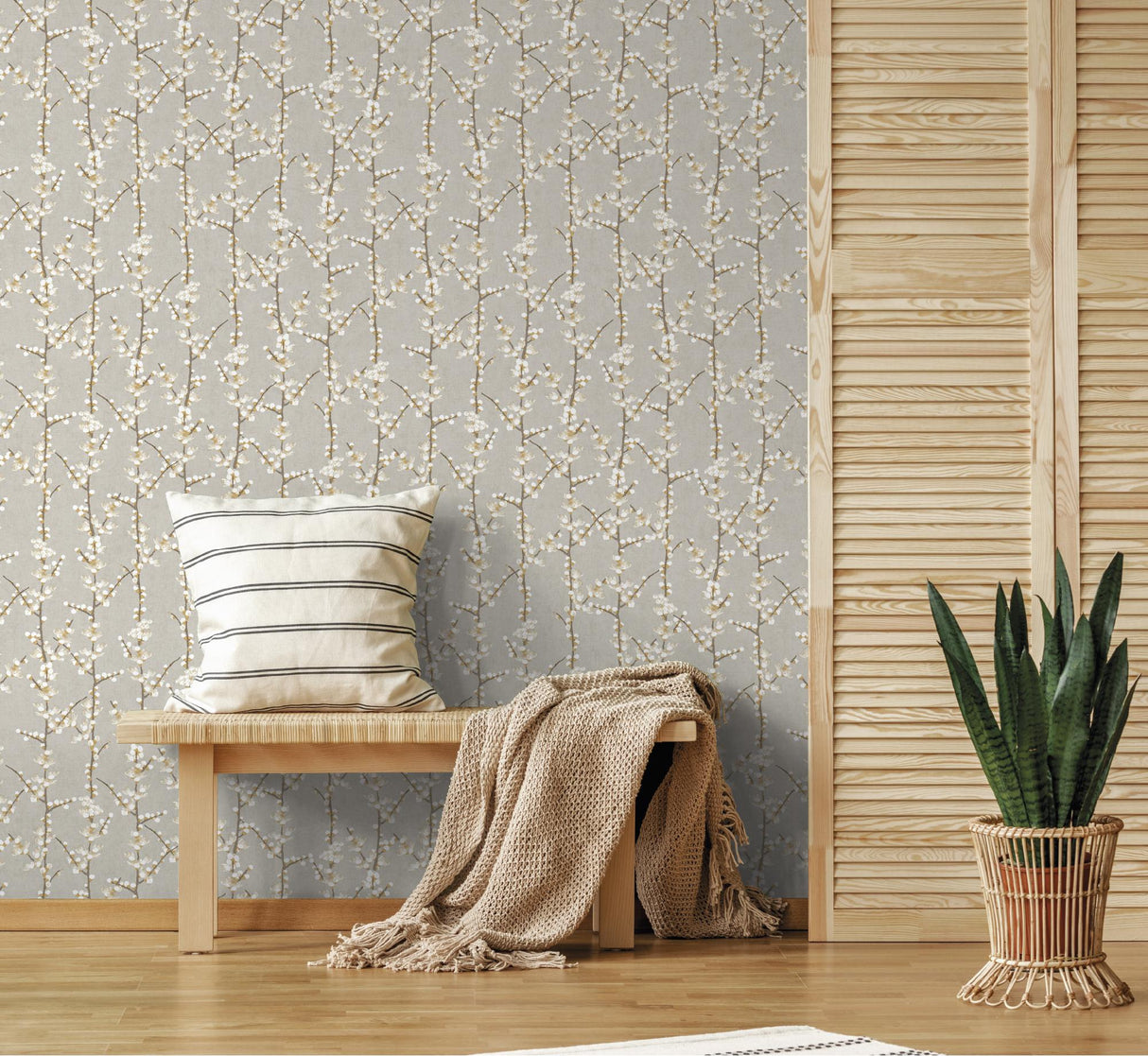Galerie SAKURA ROW Beige Wallpaper