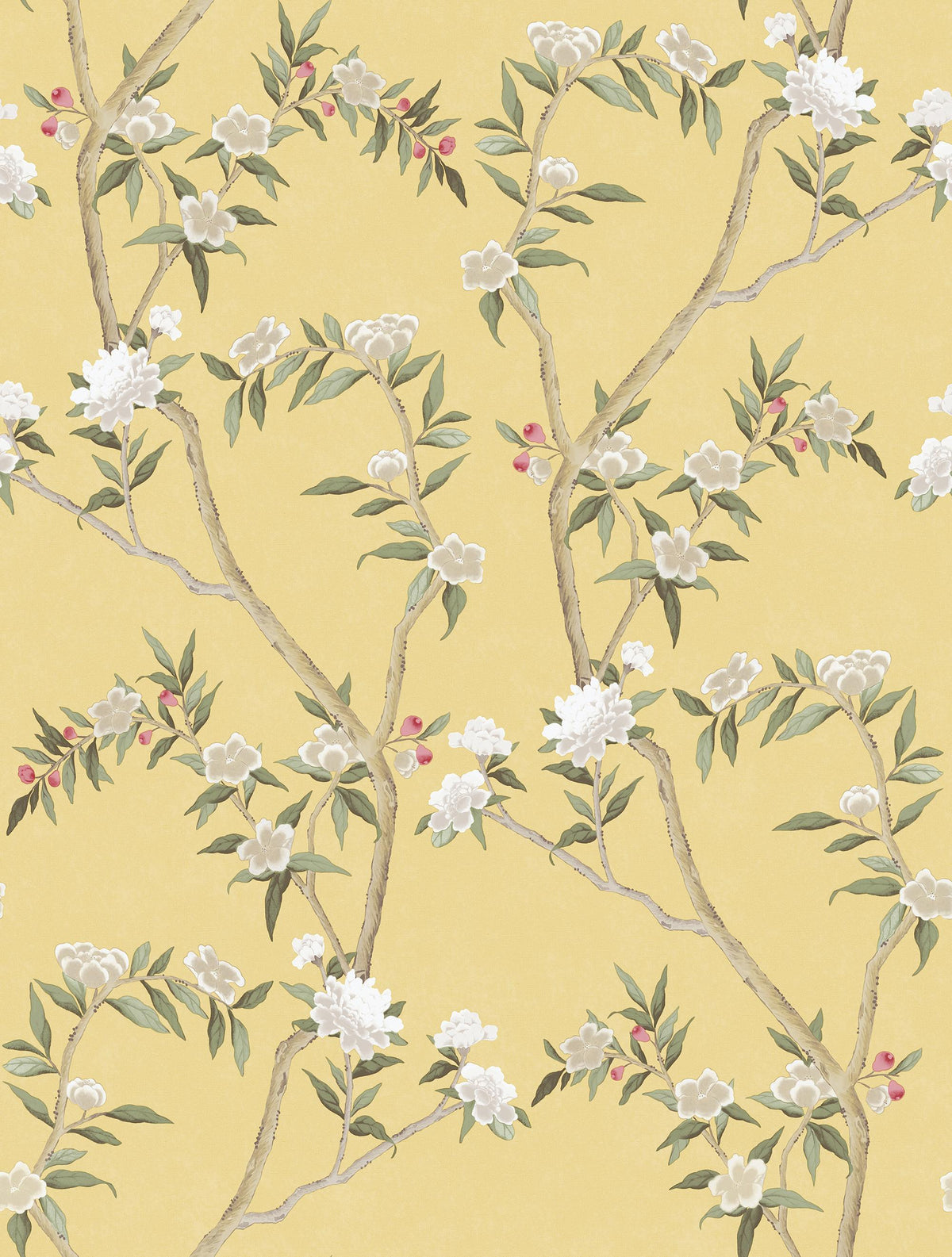 Galerie CHINOISERIE Yellow Wallpaper